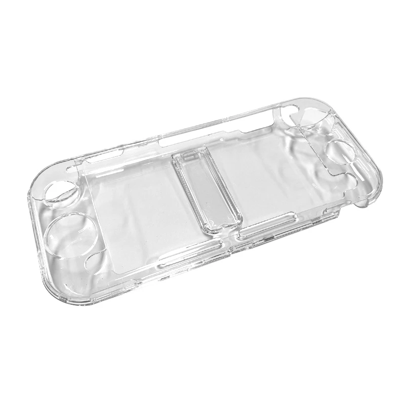 

Crystal Transparent Case Protective Cover Environmentally Friendly PC Skin Fit for Nintendo Switch Lite Bracket Function