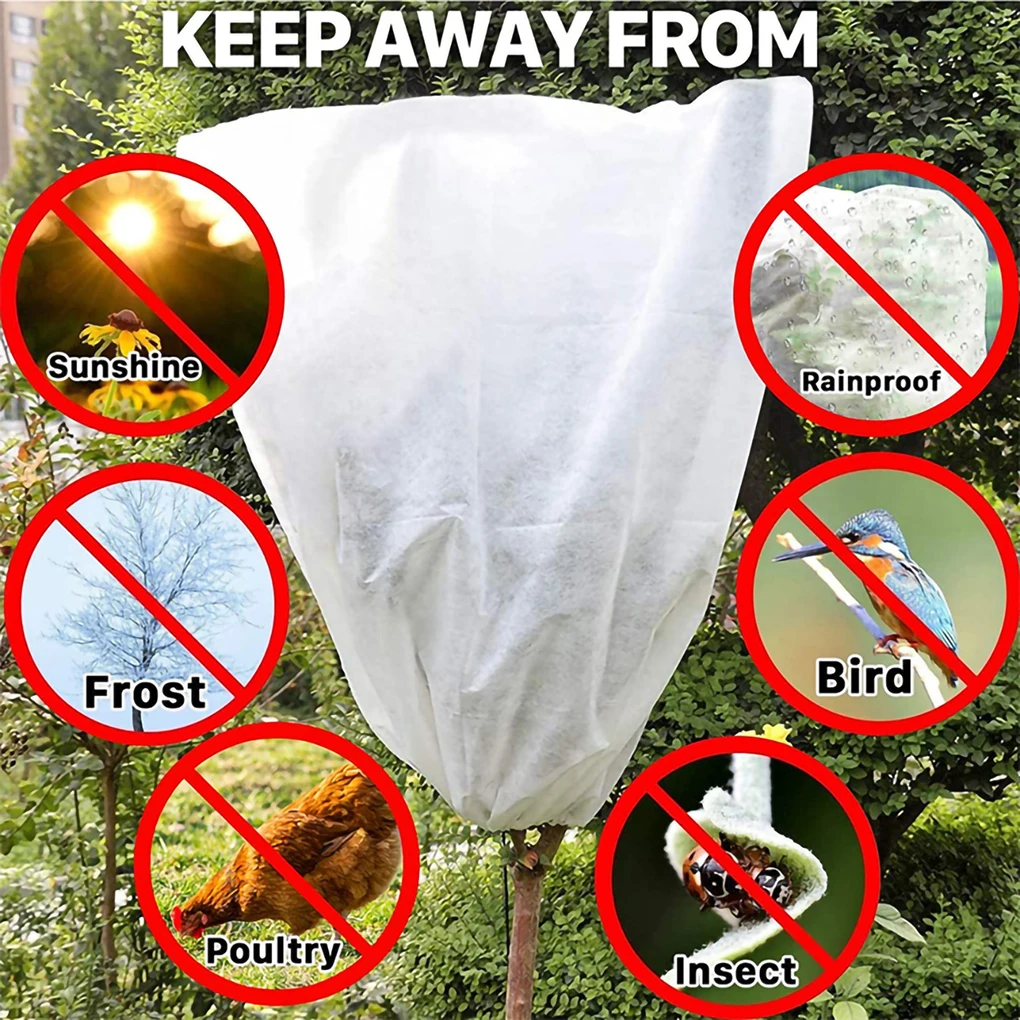 Plant Cover Winter Warm Cover Tree Shrub Plant Protecting Bag Frost Protection Yard Garden Plants Small Tree Against Cold plant protection bag