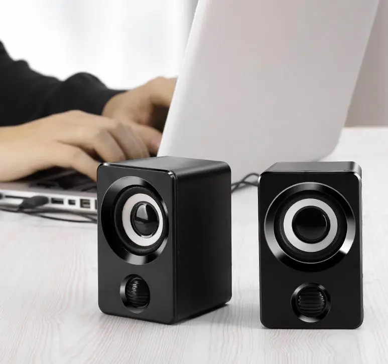 

Mini USB Wired Speakers Stereo Sound Small Speaker for Laptop/PC