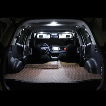 

For Toyota RAV4 2019 2020 6pcs 12v Error Free Auto LED Bulbs Car Interior Dome Reading Lamps Trunk Lights Vanity Mirror Lights