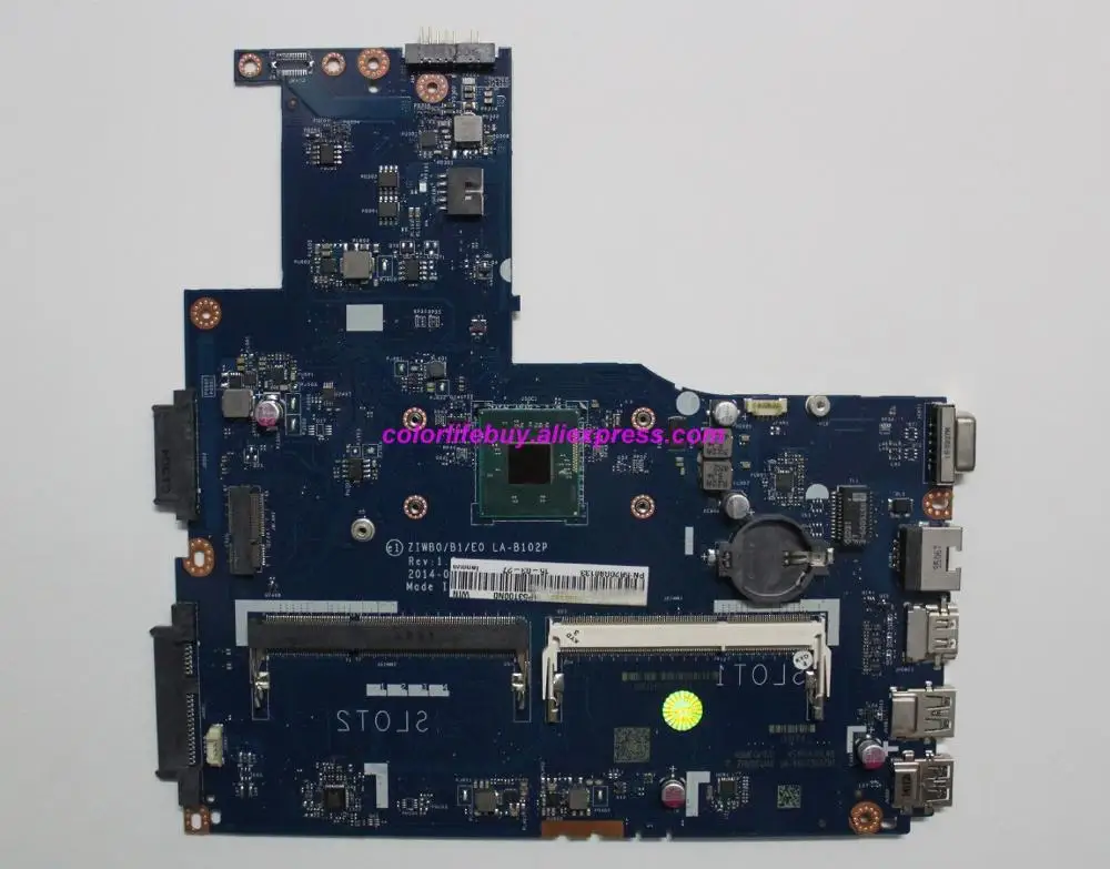 Genuine 5B20G90133 w N2840 CPU ZIWB0/B1/E0 LA-B102P Laptop Motherboard Mainboard for Lenovo B40-30 NoteBook PC