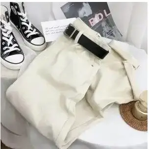 2021 New High-waist Jeans Long Pants Autumn/Winter Women's Denim Straight-leg Pants Female Loose Stretch Harlan Pants Beige