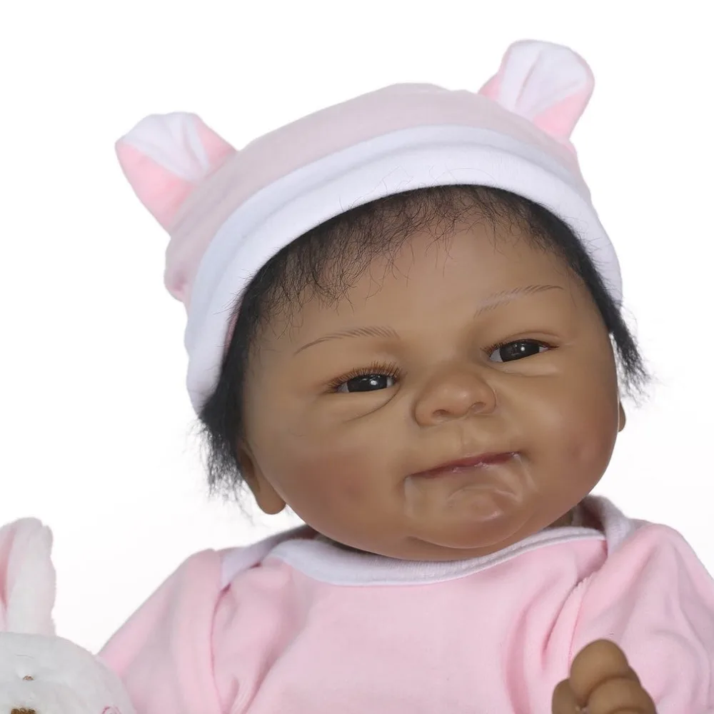 Моделирование Baby Doll Мягкая кукла из силикона с милым похожая на настоящую нетоксичный всего тела пупсик Обучающие игрушки Детский приятель 40 см