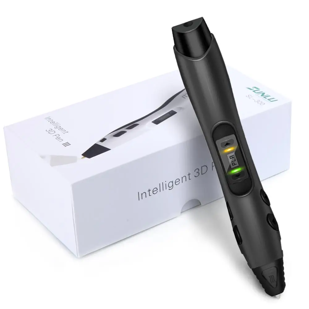 

SUNLU 3D Pen 2019 New Kids DIY 3D Drawing Pen grade speed control 3D Printer Pen PCL PLA ABS filament refill Birthday gift