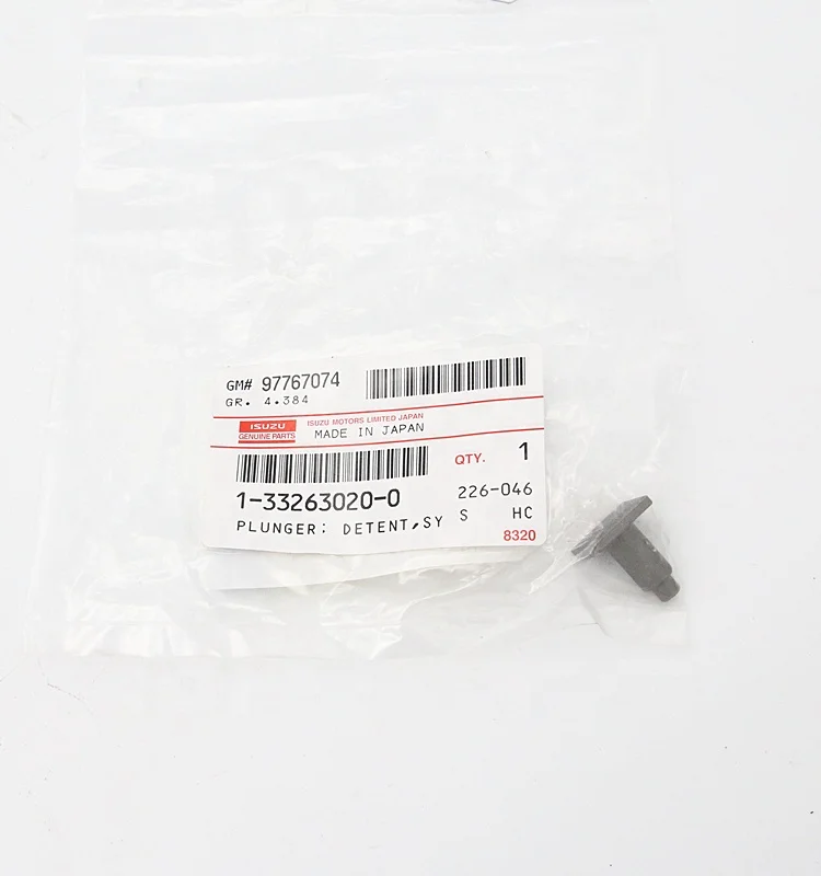 

Genuine plunger detent 1-33263020-0 1332630200 1332630180 1-33263018-0 for isuzu EXR EXD CXZ81