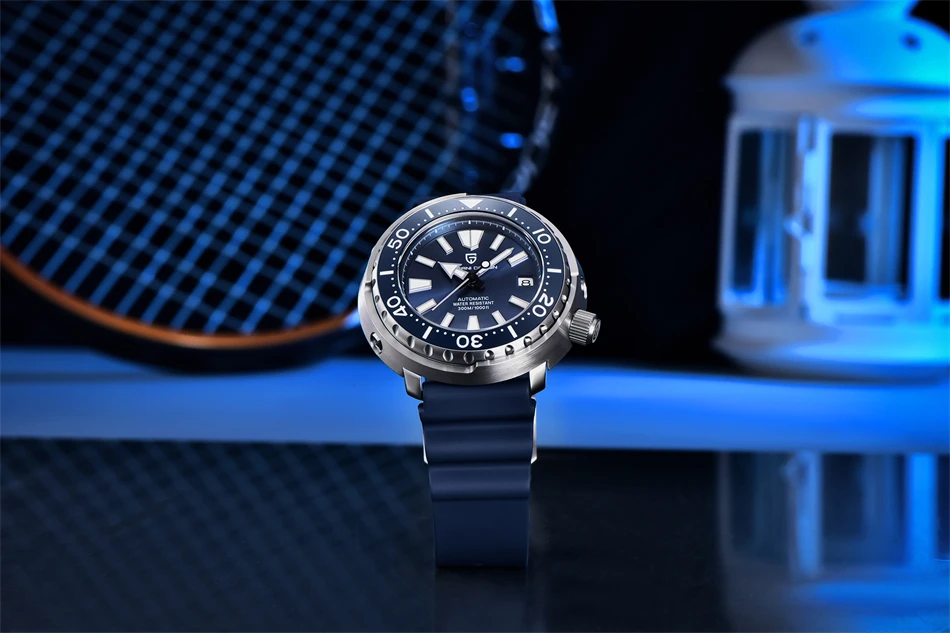 PAGANI DESIGN New 45MM Tuna Diving Wristwatch Men's 300M Waterproof Mechanical Automatic Watches Ceramic Bezel Relogio Masculino