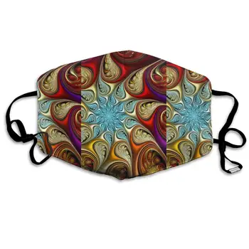 

Tie Dye Washable Reusable Mask, Cotton Anti Dust Half Face Mouth Mask For Kids Teens Men Women With Adjustable Ear Loops