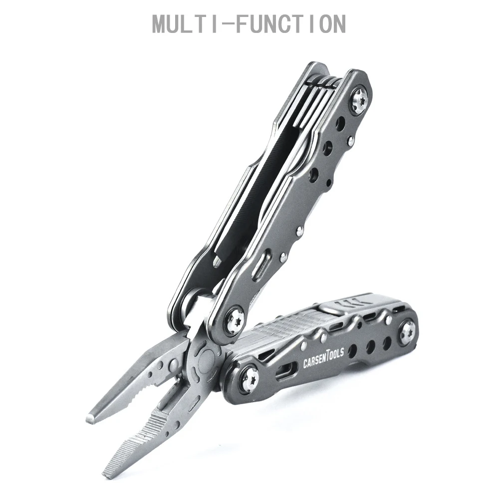 Portátil EDC Multitool Alicate, Cabo, Cortador de