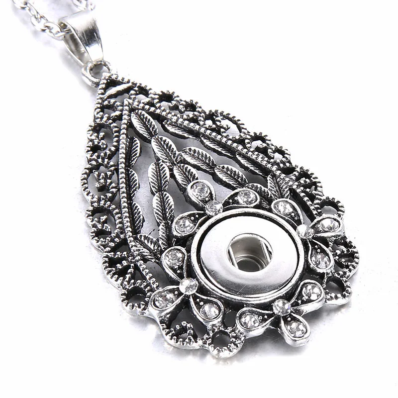 N1678-12mm Новинка, ювелирное изделие на кнопке, винтажное металлическое ожерелье 12 мм с защелкой, s Fit, мини 12 мм, на кнопках, ювелирное ожерелье с подвеской для женщин - Окраска металла: N1678-12mm