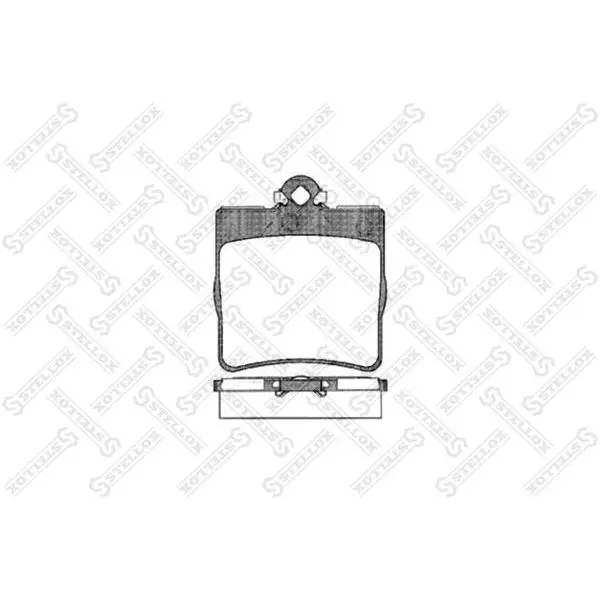 Колодки дисковые задн. с антискрип. пл.\ MB W202 1.8-2.5TD 93-01