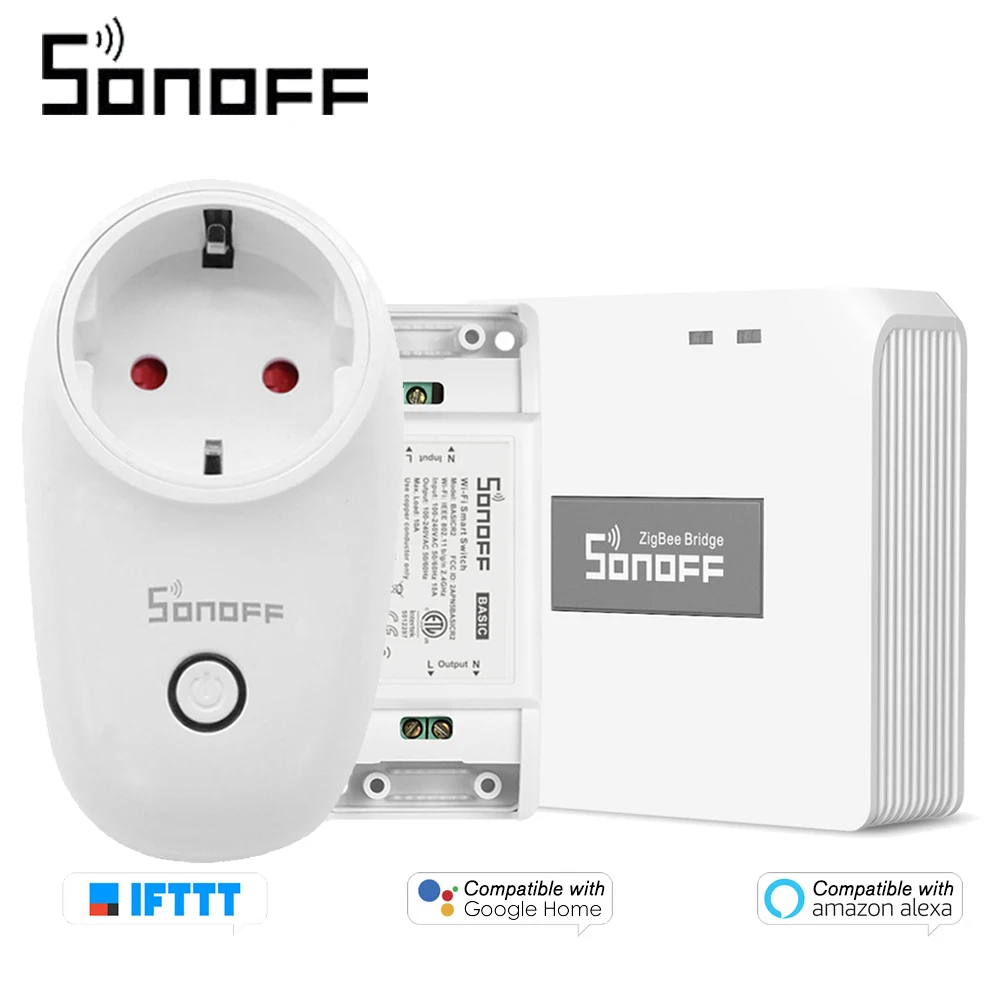 Умная розетка Sonoff S26 с поддержкой Wi Fi 2 шт./лот|Модули для умного дома| |