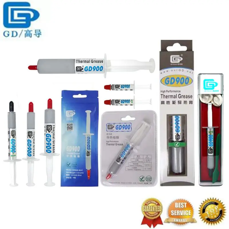 

GD900 High Performance Heatsink Plaster paste CPU Cooler Cooling Fan Thermal Conductive Grease For VGA CPU Cooling Fan GD900-1