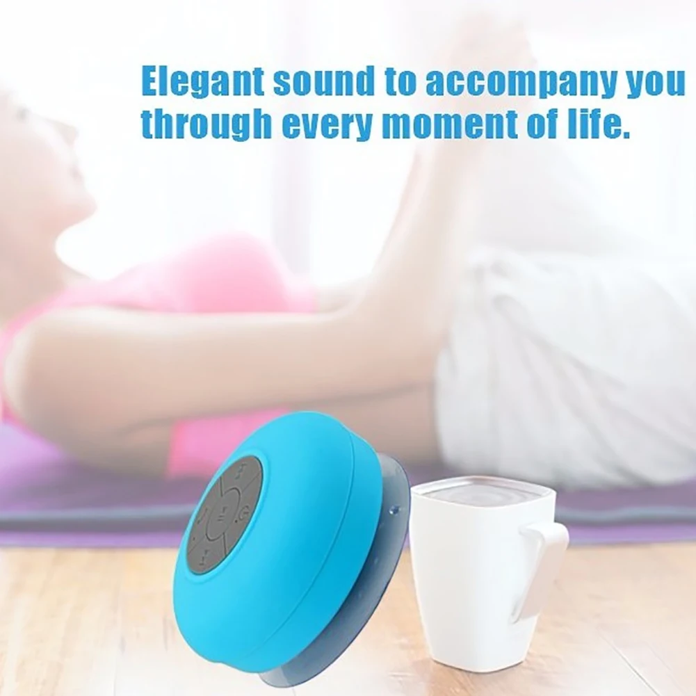 Bluetooth динамик Портативный Водонепроницаемый Беспроводной Громкая Связь Динамик s, для душа, ванной комнаты, бассейна, автомобиля, пляжа и Outdo