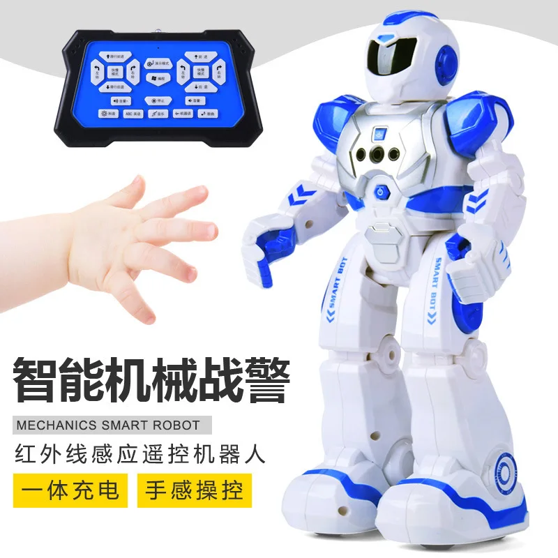 

Smart Cops Handfeel Programming Dancing Smart Somatosensory Machinery Smart Cops Space Robot Toys