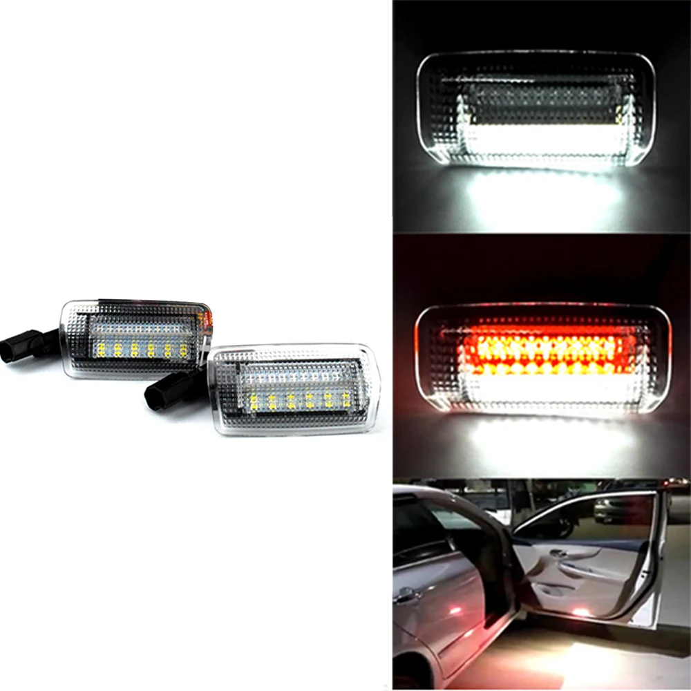 1 пара светодиодсветильник ламп для дверей Toyota Land Cruiser 200 серии 150 Prado MK4 J150 2007 Lexus ES240