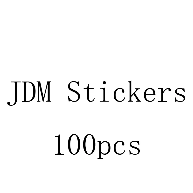 

100PCS Racing Car Stickers Waterproof Sticker DIY Motocross Racing Helmet Skateboard Bicycle Laptop PVC JDM Luggage