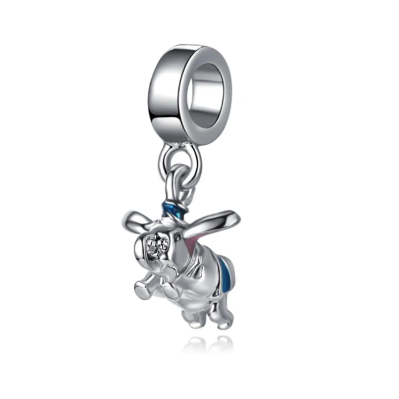 Маленькие свиньи Бусины Fit Pandora Подвески Серебро 925 оригинальный браслет