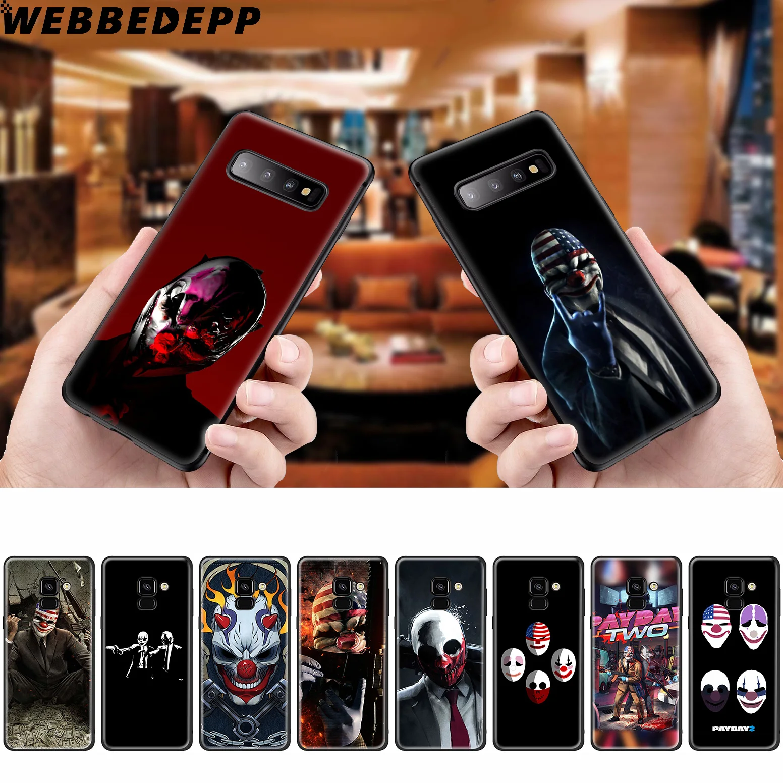 Мягкий чехол Payday 2 Game для Samsung Galaxy A50s A40s A30s A20s A10s телефона мягкий ТПУ |