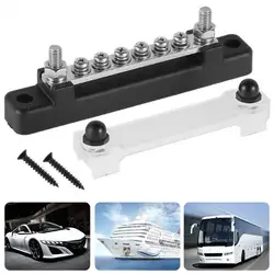 Barre de Bus pour voiture, livraison directe 50%, Anti corrosion, ignifuge, 6 bornes, bonne conductivité, barre de Bus négative 