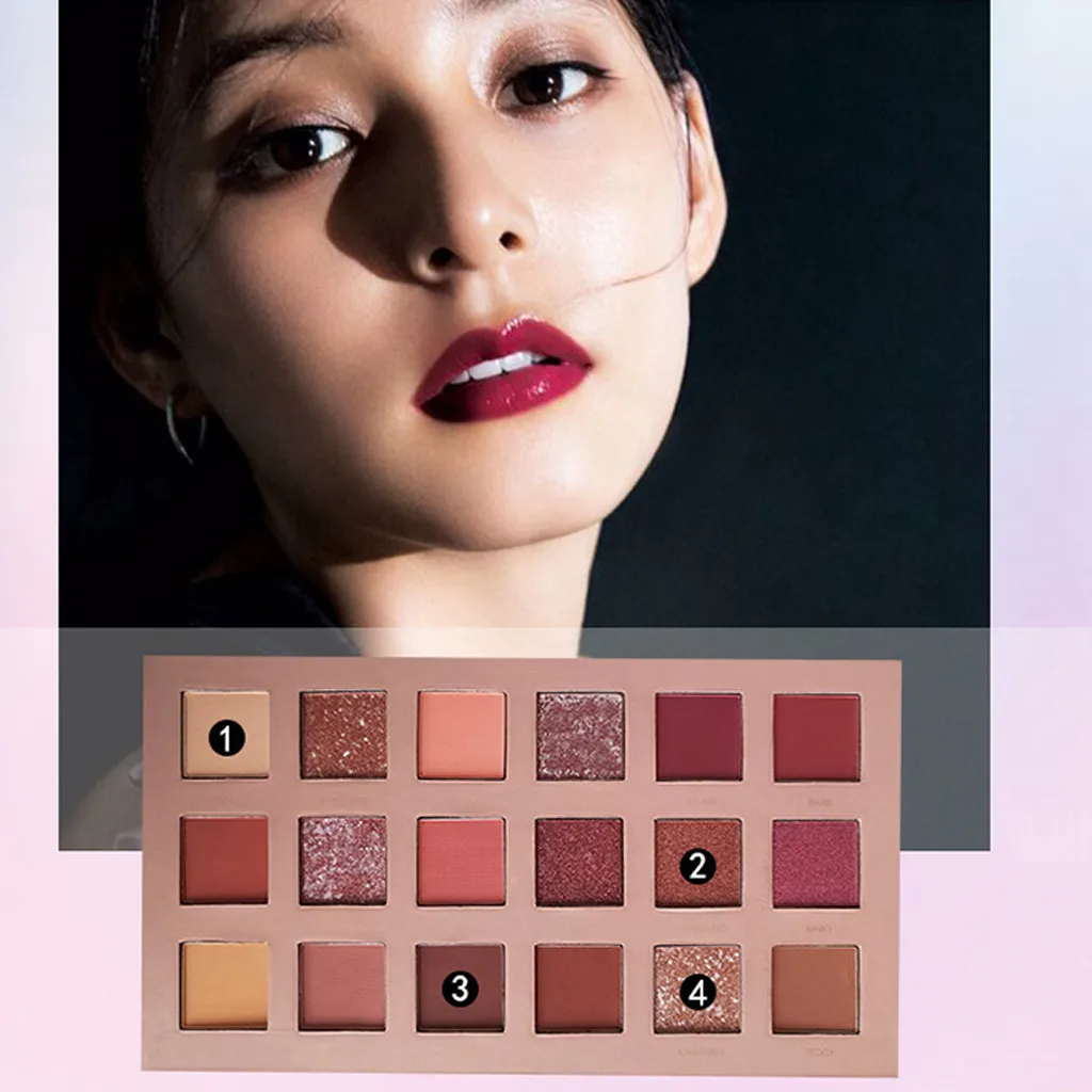 

James charles INS Same Style 18 Colors Eye Shadow Makeup Pearl Metallic Eyeshadow Palette MakeSet palette maquillage 918