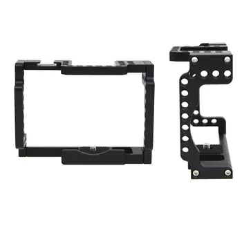

Pro Alloy Camera Cage for Canon- EOS M50 CNC DLSR Case Cold Shoe Mount Expansion Cover Quick-Relase Plate Support Photog
