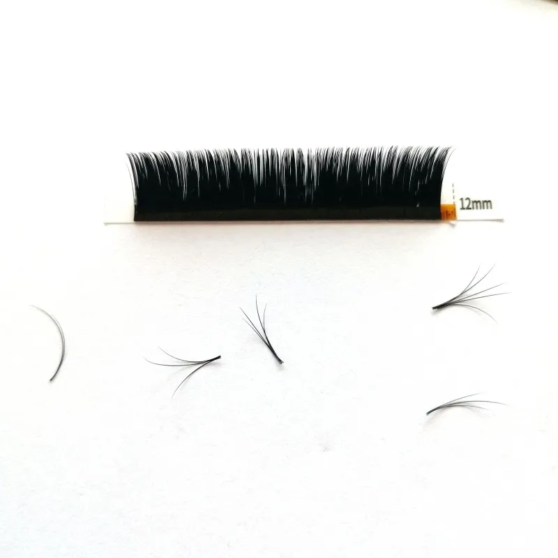 16 Linestray Auto Fans Eyelashes 1s Blooming Easy Lashes One Second Mega 0.030.070.10mm Thickness CD Curl Faning False Mink) (6)