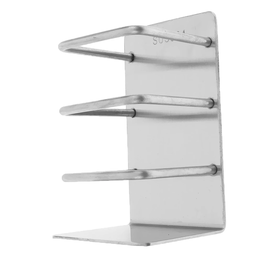 Adhesive Stainless Steel Wall Mounted Shower Bathroom Toothbrush Toothpaste Holder Stand 