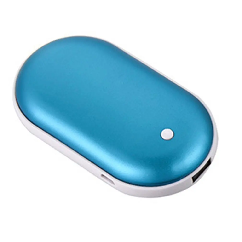 2 в 1 Симпатичный USB Перезаряжаемый ручной обогреватель и power Bank 5 в маленький, ручной, для путешествий удобный карманный подогреватель