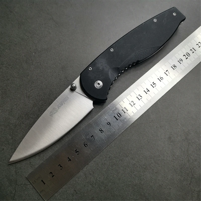 Фото Охотничий складной нож G10 7CR15 тактический карманный клинок из нержавеющей стали Охотничий складной нож G10 7CR15 тактический карманный клинок из нержавеющей стали