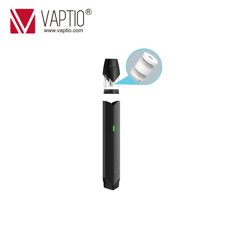 Электронная сигарета Vaptio SOLO FLAT MINI KIT 1 шт. 12 Вт портативный вейп набор с