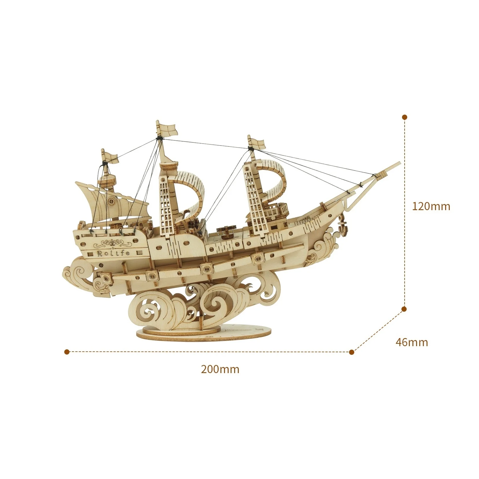 3D퍼즐 조립 선박 퍼즐완구 항해4종