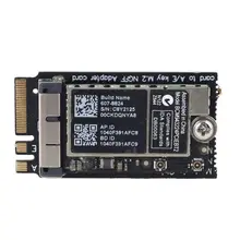 Carte WiFi sans fil Bluetooth 4.0 NGFF M.2 Key A/E pour Mac OS