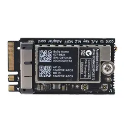 Carte WiFi sans fil Bluetooth 4.0 NGFF M.2 Key A/E pour Mac OS 