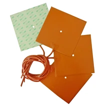 Е-байка 36В 200 Вт 100*100 мм силиконовой резины Нагреватель грелку с клейкой лентой 3M и 100 к термистор