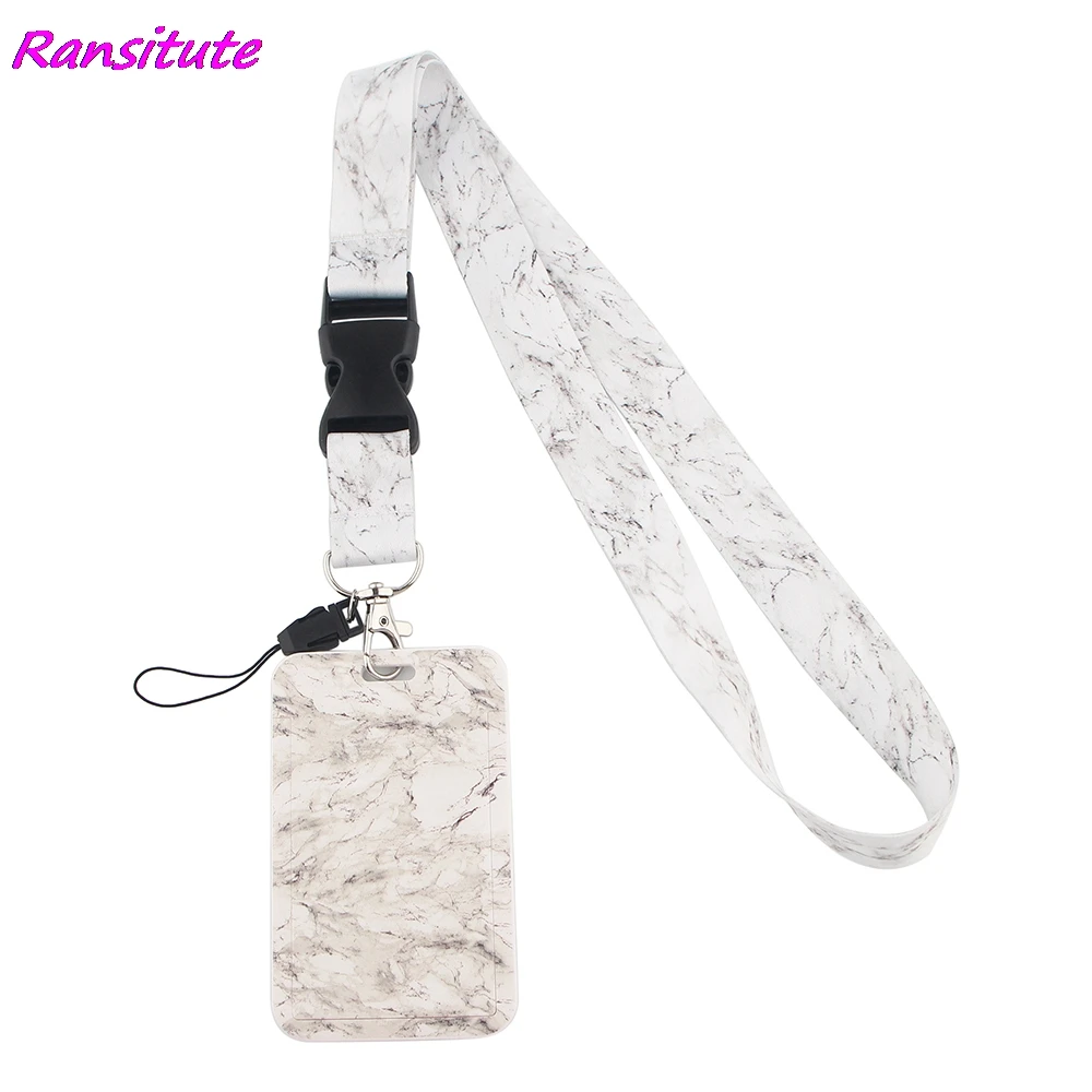 Equation Music Fashion Buckle Lanyard Bus ID Name Work Card Badge Holder For Nurse Doctor Student Accessories