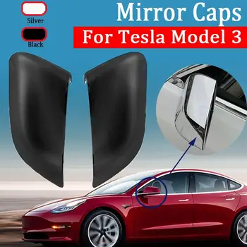 

Professional 1 Pair Rearview Mirror Cover Cap ABS for TESLA Model 3 2017 2018 2019 Car Styling