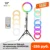 10" RGB LED Ring Light Selfie Photographic Lighting Красочный Кольцевой Светильник Dimmable с Подставкой для Управления TikTok Youtube Vlog Live