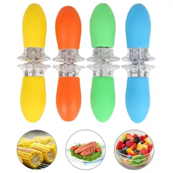 

8pcs/set Durable Corn Forks Camping Picnic Barbecue Fork Small Corn Holder BBQ Grill Prongs Kitchen BBQ Accessories Outdoor Tool