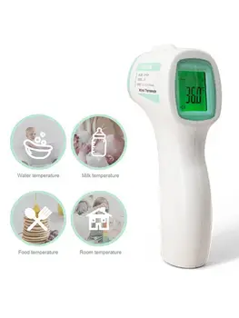 

Dropship Forehead Digital Thermometer Non-Contact Infrared Thermometer for Children Adults Body Temperature Measurement Tool