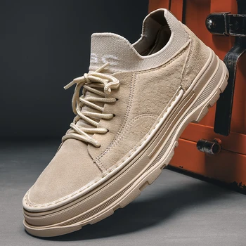 

Fashion Mens shoes Breathable Skateboard Shoes Men Sneakers slip on High Quality Trainers Shoes men Casual Leather Shoes