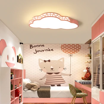 

Pink/Blue/White cloud Modern chandelier For Children's room Bed kids room led chandelier lighting fixtures lamparas de techo