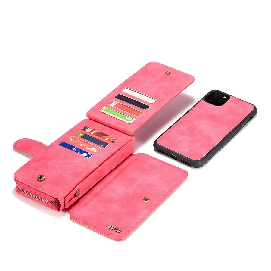 Чехол-кошелек для iPhone 11 Pro Max из искусственной кожи многофункциональный раскладной чехол с держателем карты для iPhone 5,8 ''6,1'' 6,5''