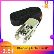 5M Car Tie Down Strap Strong ratchet Belt Luggage Bag Cargo Lashing Metal Buckle Car Styling Accessories Parts