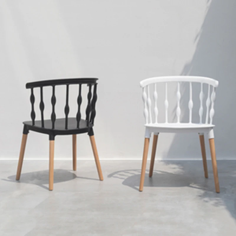 Nordic Windsor Chair Restaurant modern Dining Chair Restaurant cafe Conference Computer Chair Home Bedroom Learning Wooden Chair