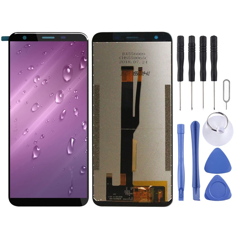 Black Color : Black ZhiYuan LCD Screen and Digitizer Full Assembly for Ulefone Armor 3T Replacement Part Durable