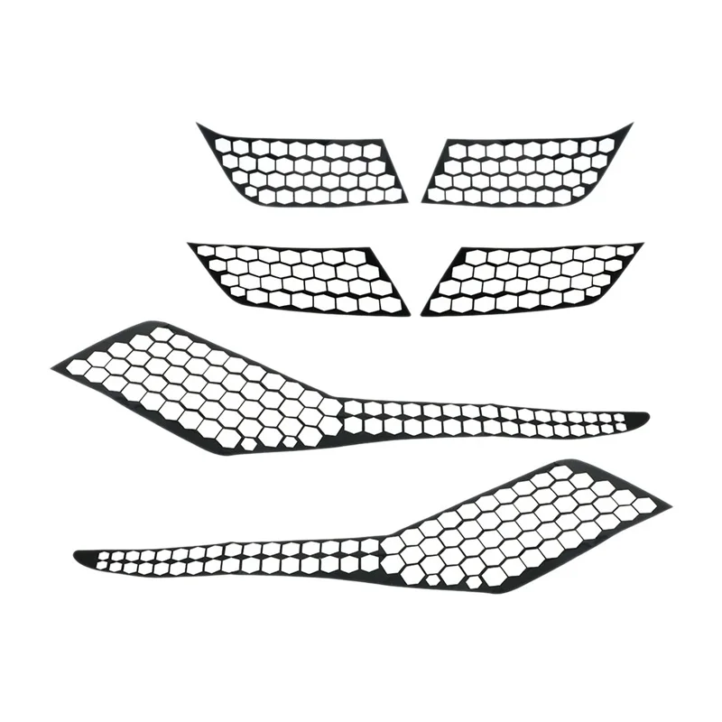 for Peugeot 3008 3008GT 2019 Car Rear Tail Light Lamp Cover Honeycomb Stickers Protector Taillight Decoration Decal | Автомобили и