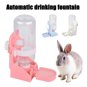 

500ML Parrots Birds Drinker Drinking Water Feeder Bowl Cage Hanging Water Dispenser Pet Supplies for Pigeon Rabbit Cat Dog