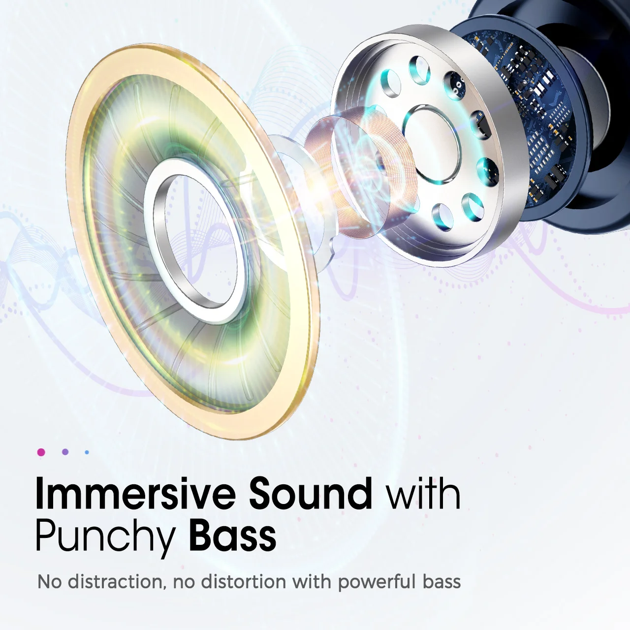 Mpow M12 True Wireless Earbuds Bluetooth 5.0 TWS Earphones with Deep Bass 25H Playtime IPX8 Waterproof for Sports Grm Workout