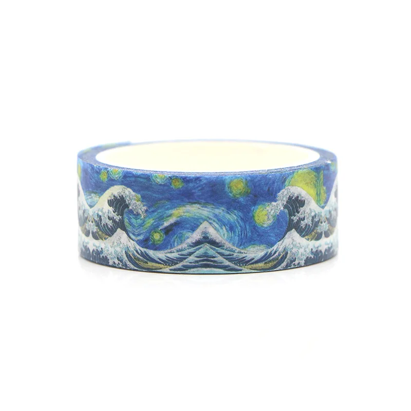 PC288 Star Sky Kanagawa васи ленты DIY Бумага для рисования маскирующая лента декоративные клейкие ленты Скрапбукинг наклейки