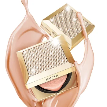 

Diamond Air Cushion BB CC Cream Concealer Moisturizing Foundation Makeup water proof Face Cream Cosmetics
